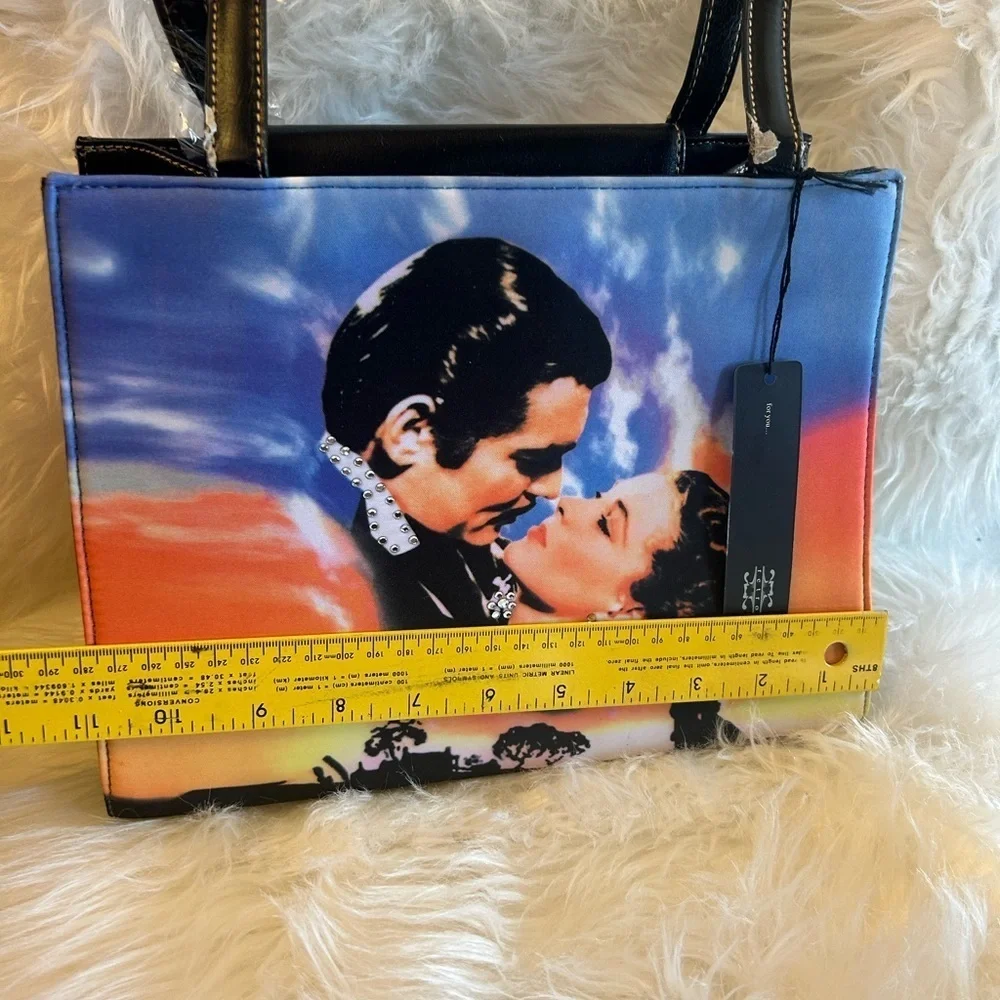Gone With The Wind Collectible handbag Print Women's Med Size Shoulder Bag NWT S